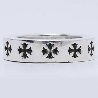 CHROME HEARTS 6mm Spacer Forever Ring Silver Size JP 16.5