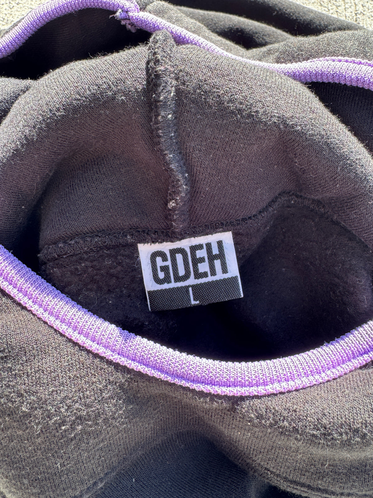 GOODENOUGH Black Pullover Hoodie Size L