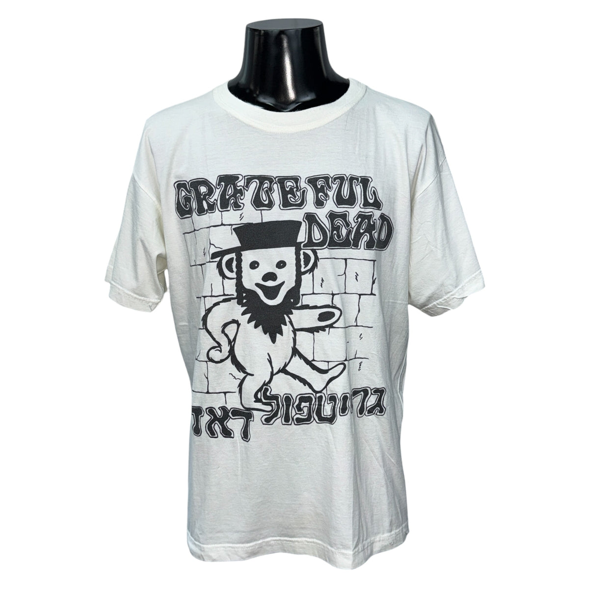 GRATEFUL DEAD 90s Vintage Hebrew Bear T-Shirt Size XL