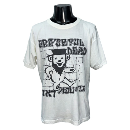 GRATEFUL DEAD 90s Vintage Hebrew Bear T-Shirt Size XL