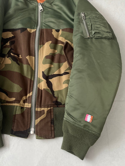Swagger Multi Camo Nylon Jacket Size M