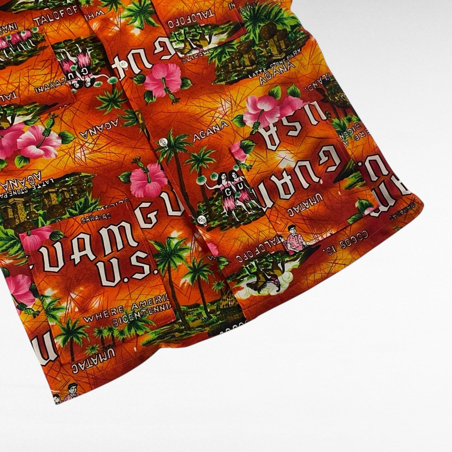 SPORT WEAR Hawaii Shirt Size M