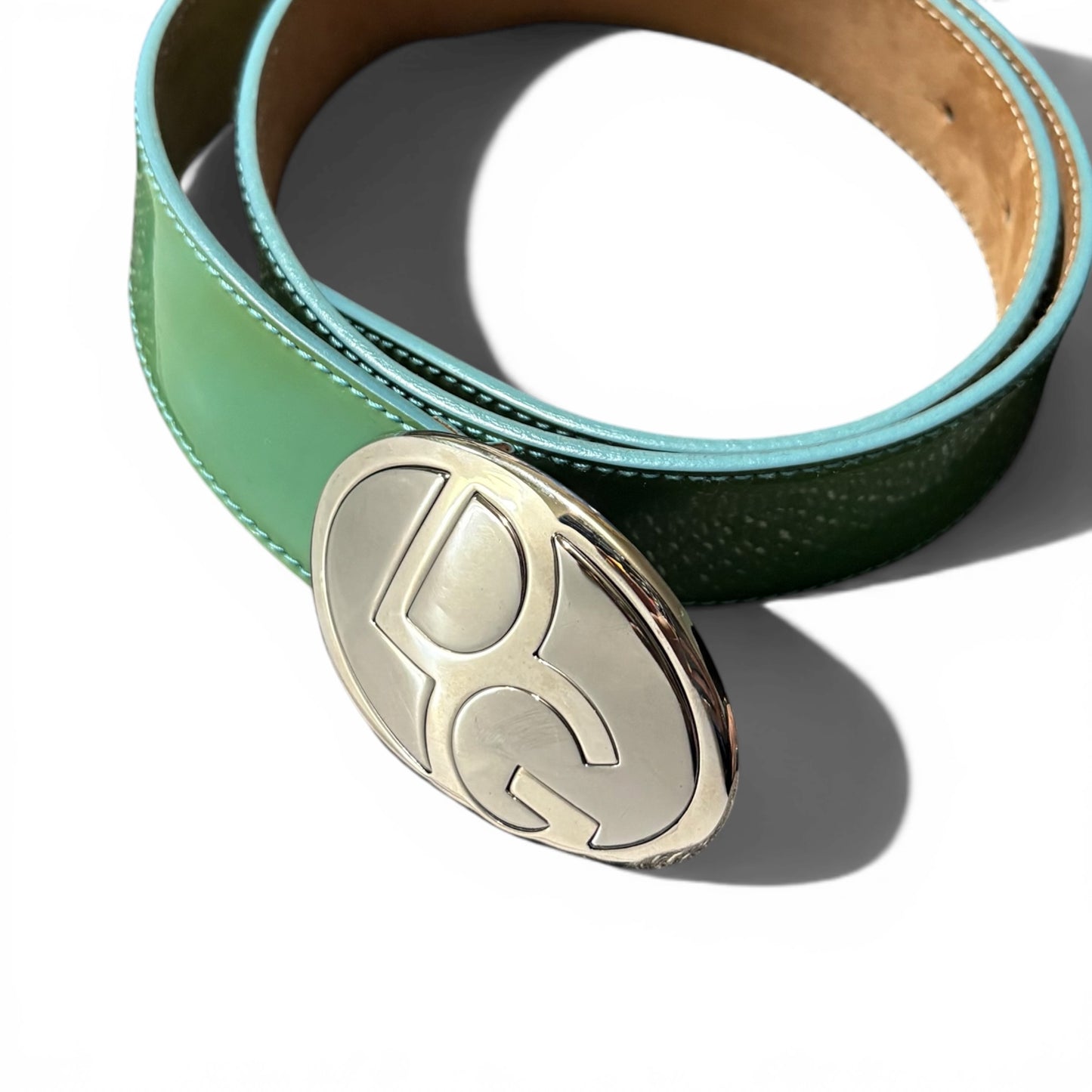 Vintage Dolce&Gabbana Green Belt Made in Italy