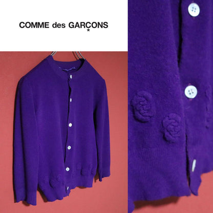 Comme des Garcons 99AW 3D Flower Knit Cardigan Size FREE