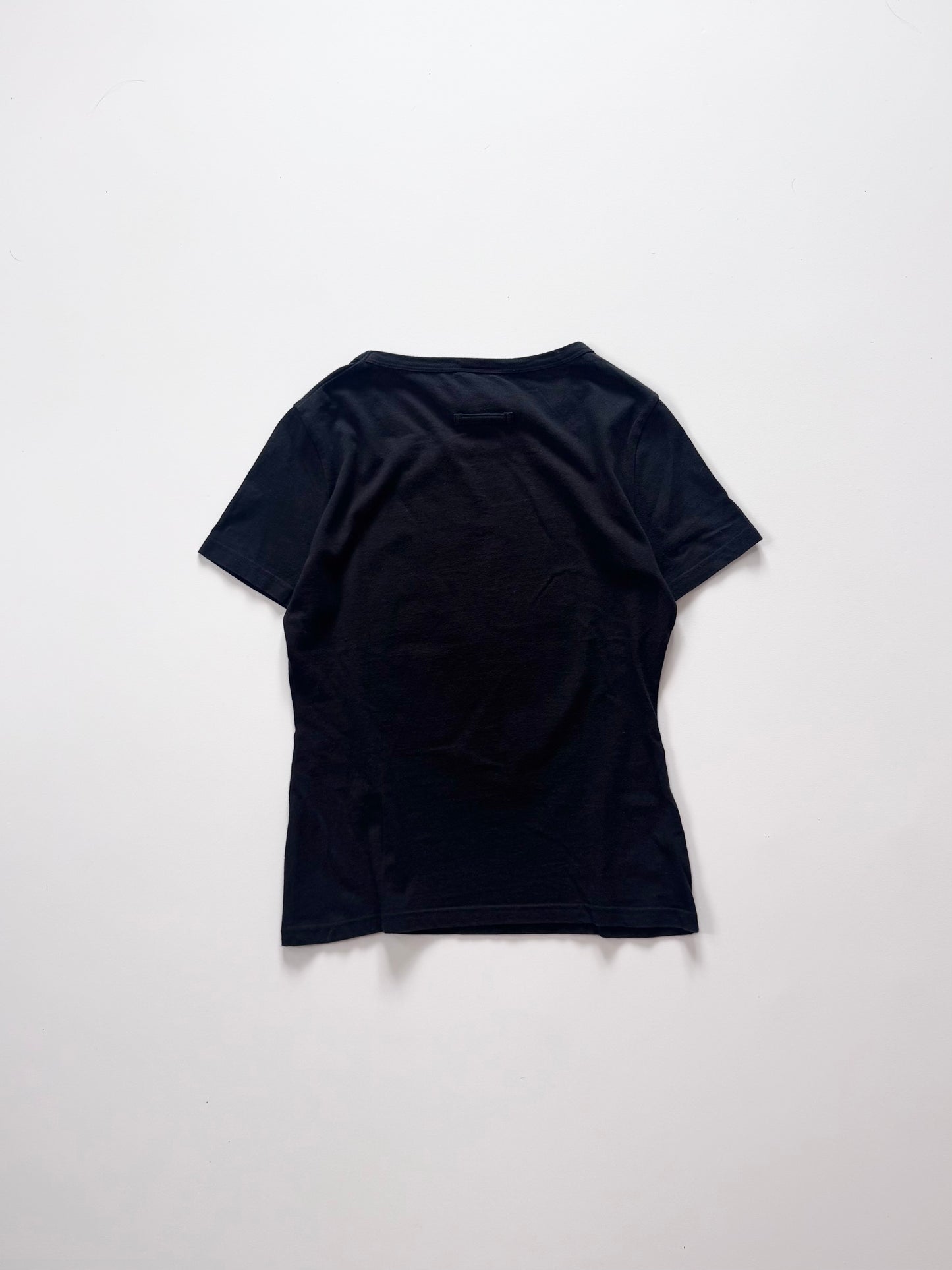 Jean Paul Gaultier Black T-Shirt Size XS
