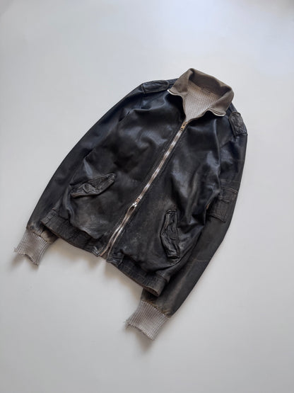 GIORGIO BRATO Leather Jacket Black