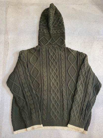 GOODENOUGH Fisherman Hoodie Khaki Size M