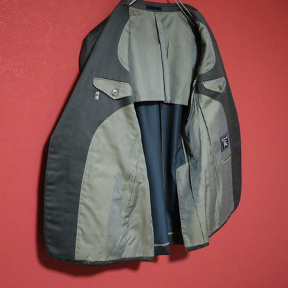 Burberrys 90s Shadow Stripe Flare Suit Blazer