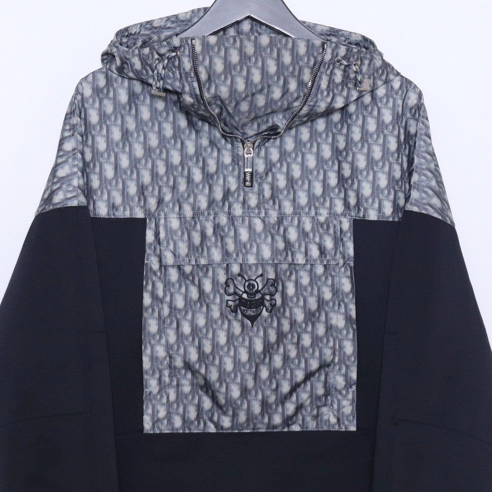 DIOR x Shawn Stussy Oblique Half-Zip Jacket Black Size M