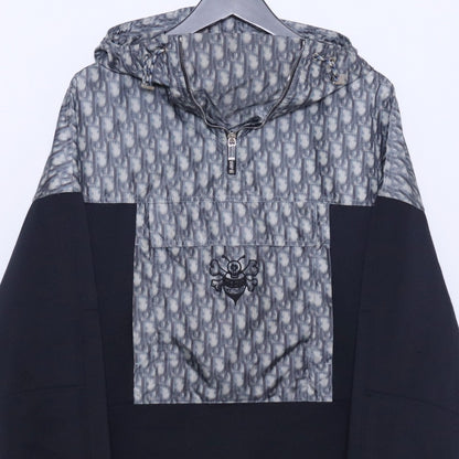 DIOR x Shawn Stussy Oblique Half-Zip Jacket Black Size M