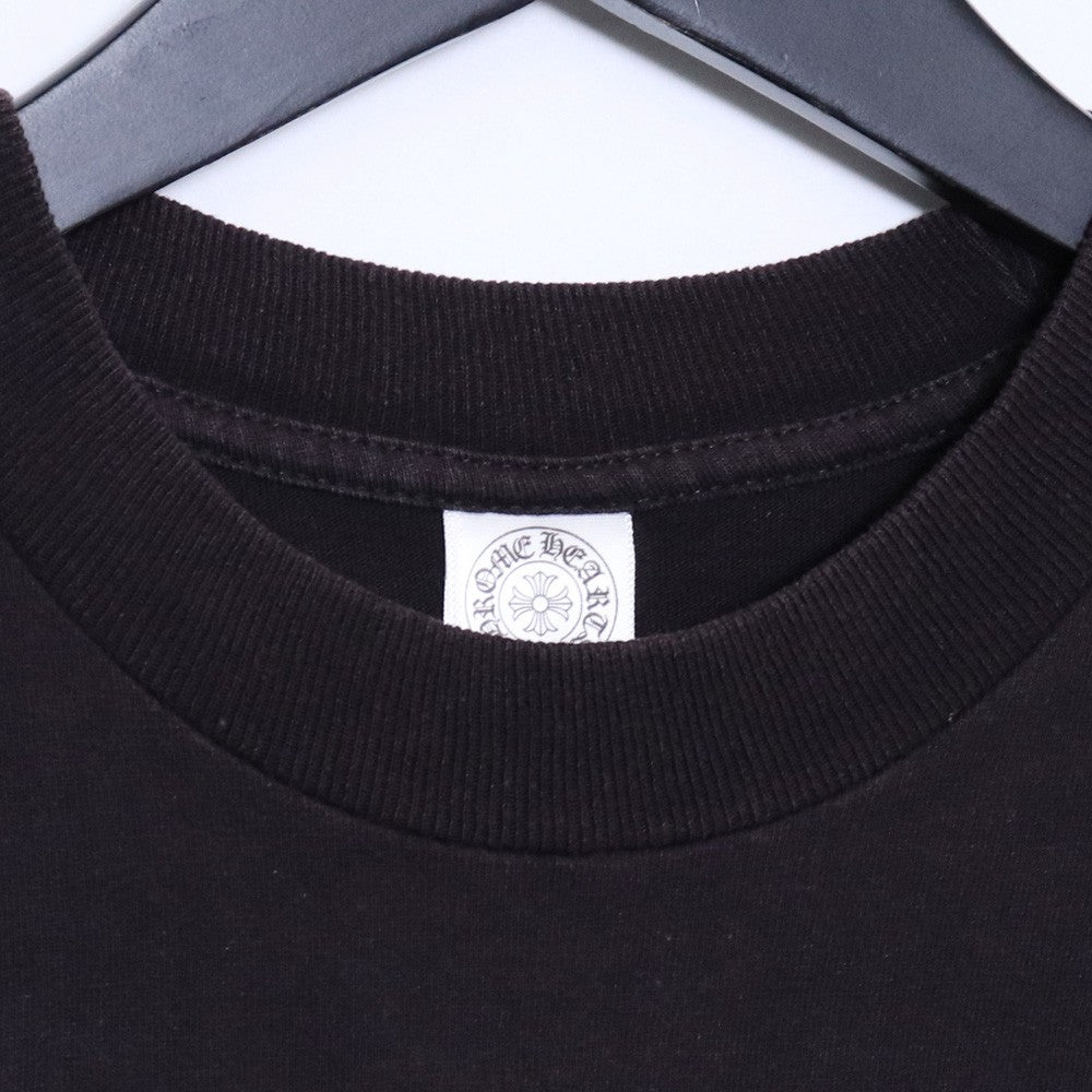 CHROME HEARTS OLD SS BS Fleur Circle T-Shirt Black Size S
