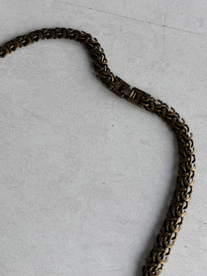 Obelisk Skull Frame Pendant Necklace