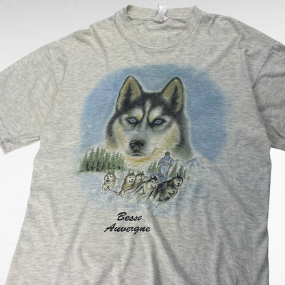 Hanes 90s T-Shirt Gray Size L
