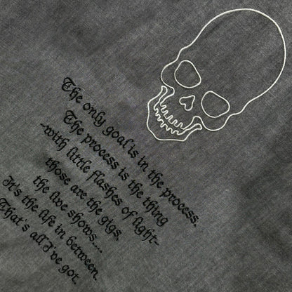 NUMBER (N)INE 01SS Jeff Buckley Skull Shirt Gray Size 3