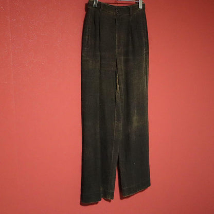 ISSEY MIYAKE 99SS Woven Wide Slacks Brown Size M