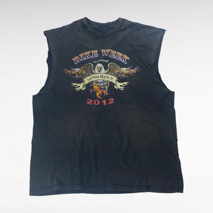 unknown Sleeveless T-Shirt Black Size XL