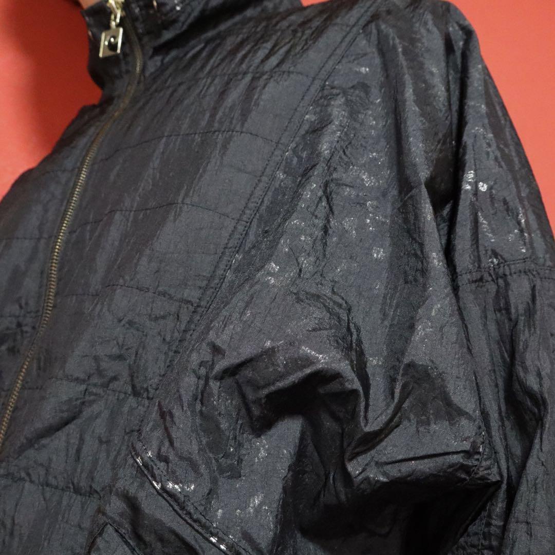 Pierre Cardin Oversized Tonal Pattern Nylon Jacket Size L