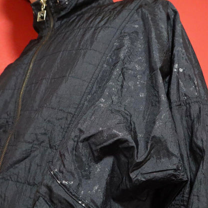 Pierre Cardin Oversized Tonal Pattern Nylon Jacket Size L