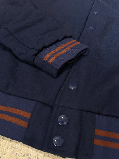 Nike Navy Wool Varsity Jacket Size XL