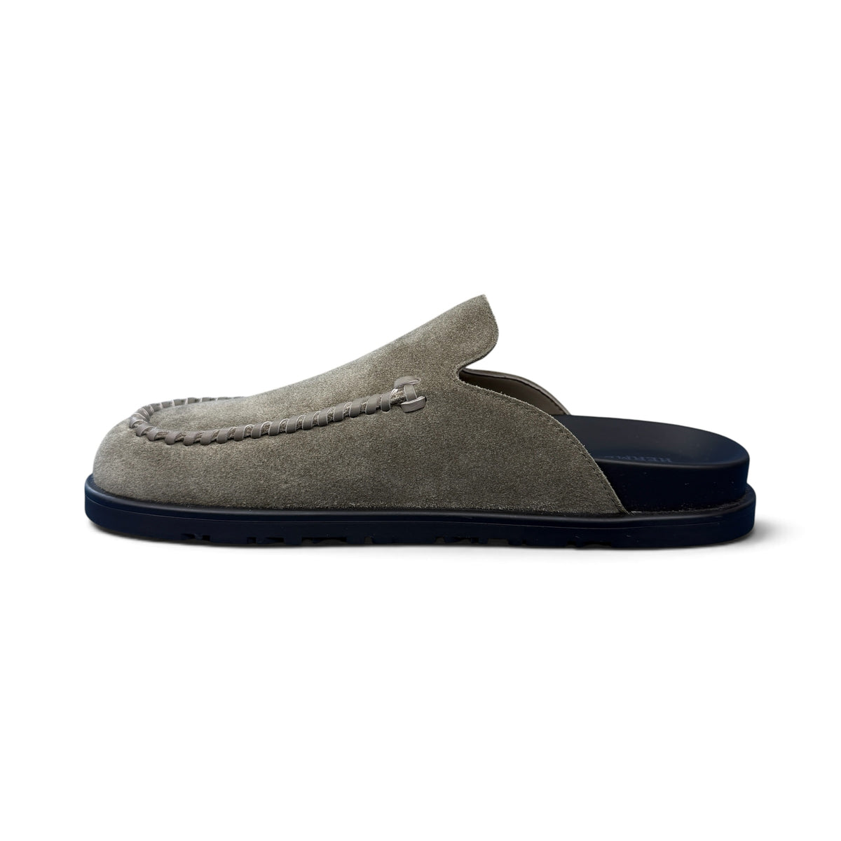 HERMES Johann Suede Mules Sandals Size EU 41