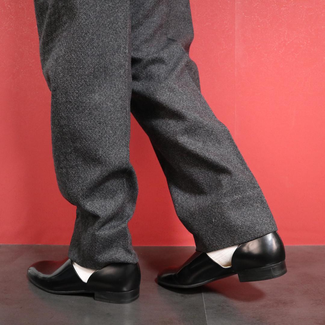 Gianni Versace Wide Front Embossed Slacks Size 44