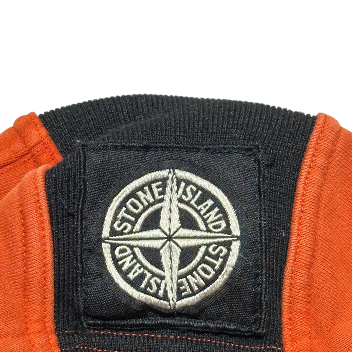 STONE ISLAND 00s Monochrome Patch Jacket Orange Size XL