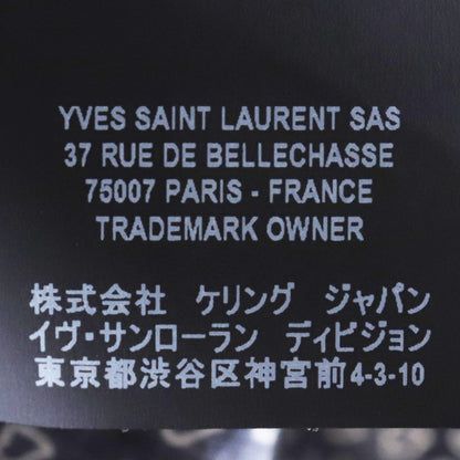 Saint Laurent Paris 19SS Black Heart Print Button-Up Size 43