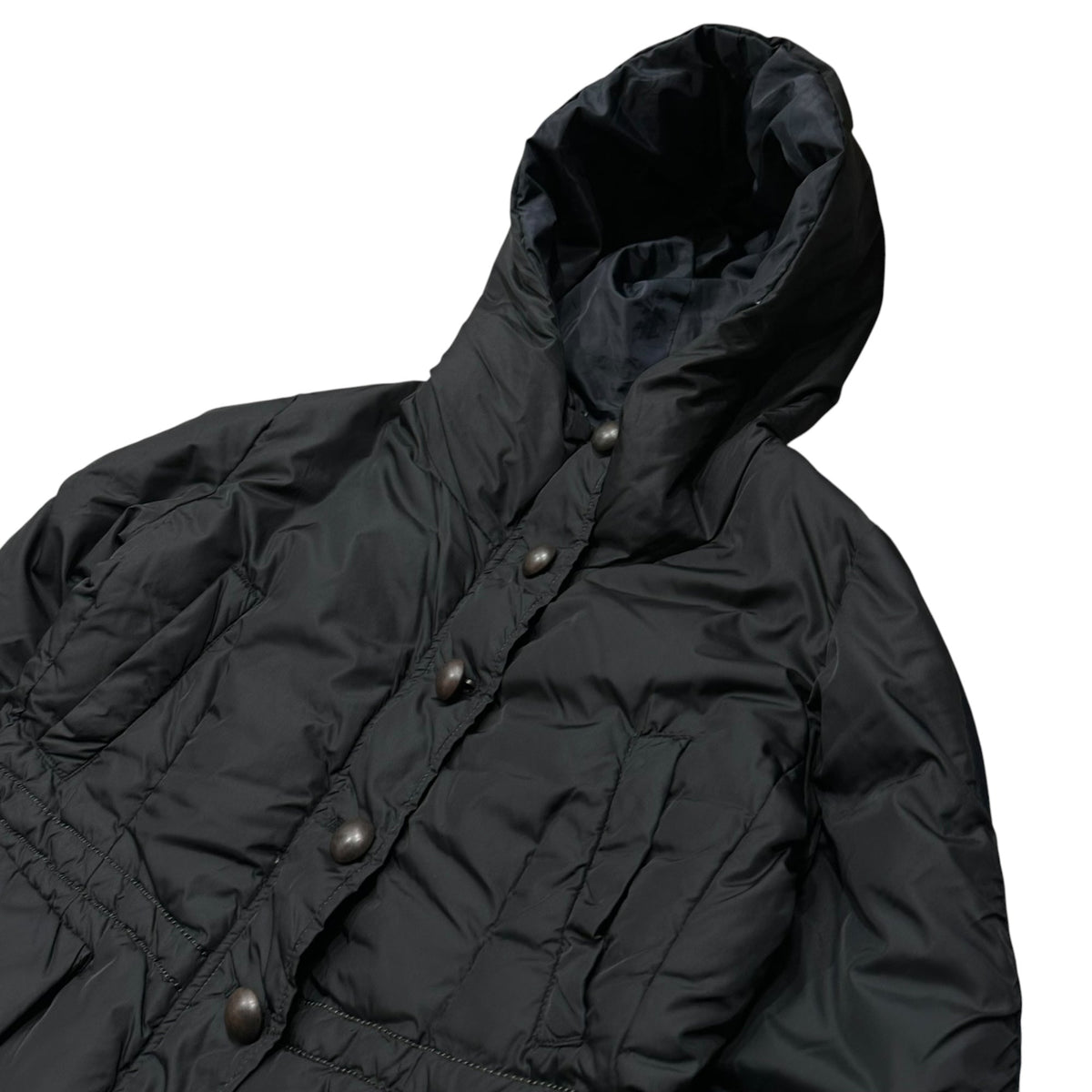 MARITHE FRANCOIS GIRBAUD Hooded Down Jacket Multi Size M