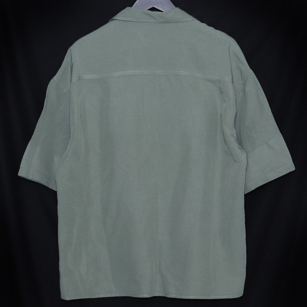LOEWE Paula's Ibiza Anagram Short Sleeve Shirt Green Size 38