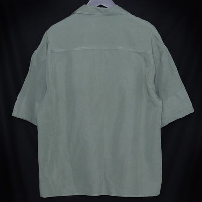 LOEWE Paula's Ibiza Anagram Short Sleeve Shirt Green Size 38
