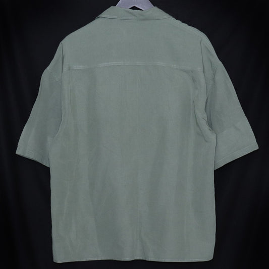LOEWE Paula's Ibiza Anagram Short Sleeve Shirt Green Size 38