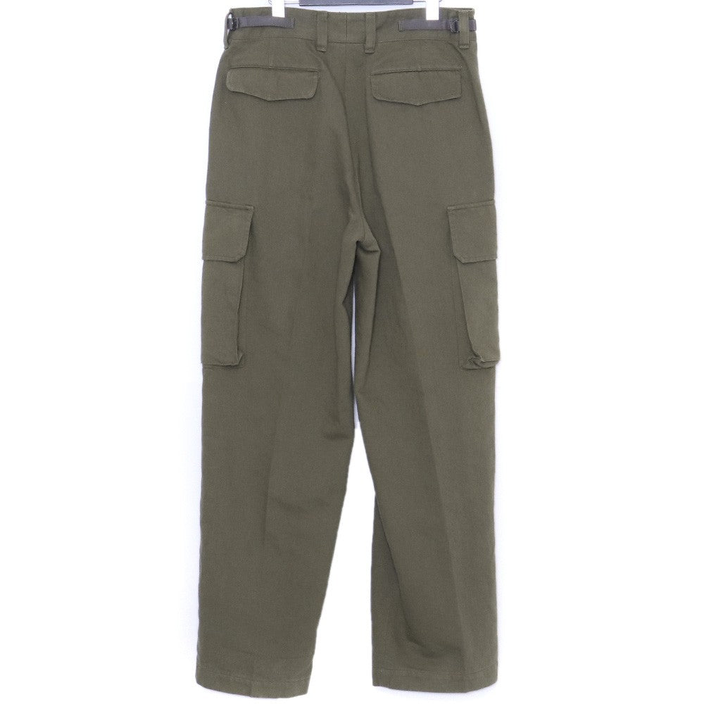 AWASA 25AW Cotton Washi Cargo Pants Khaki Size 2