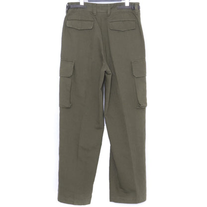 AWASA 25AW Cotton Washi Cargo Pants Khaki Size 2