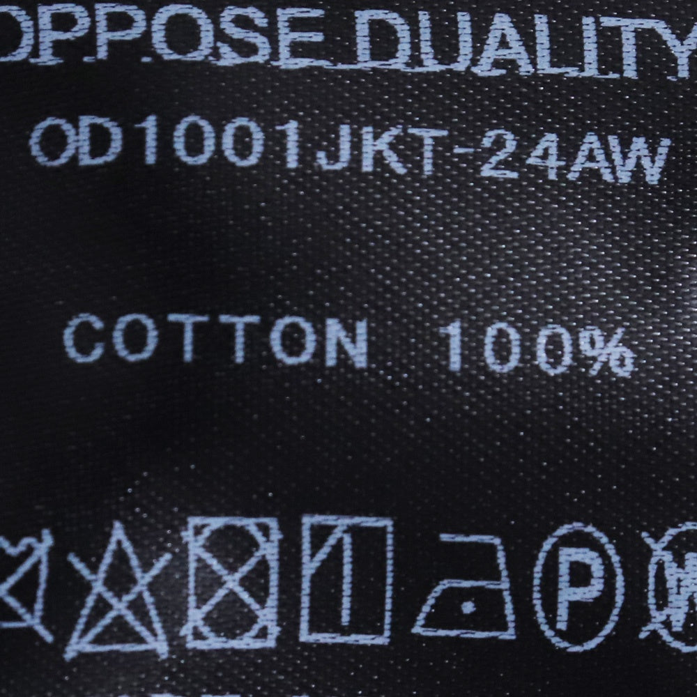OPPOSE DUALITY 24AW 6-Pocket Panel Denim Dark Gray Size 44