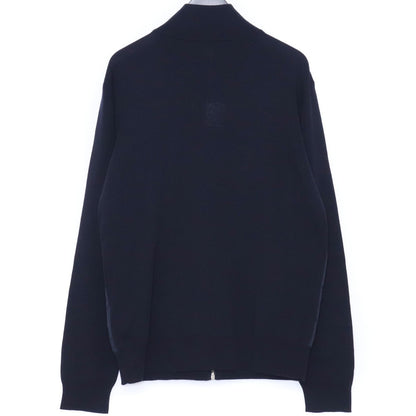 Prada 22SS Re-Nylon Wool Zip Cardigan Navy Size 54