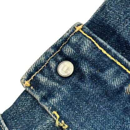 Levi's 60s Vintage 558 Big E Long Jacket Indigo Size 38