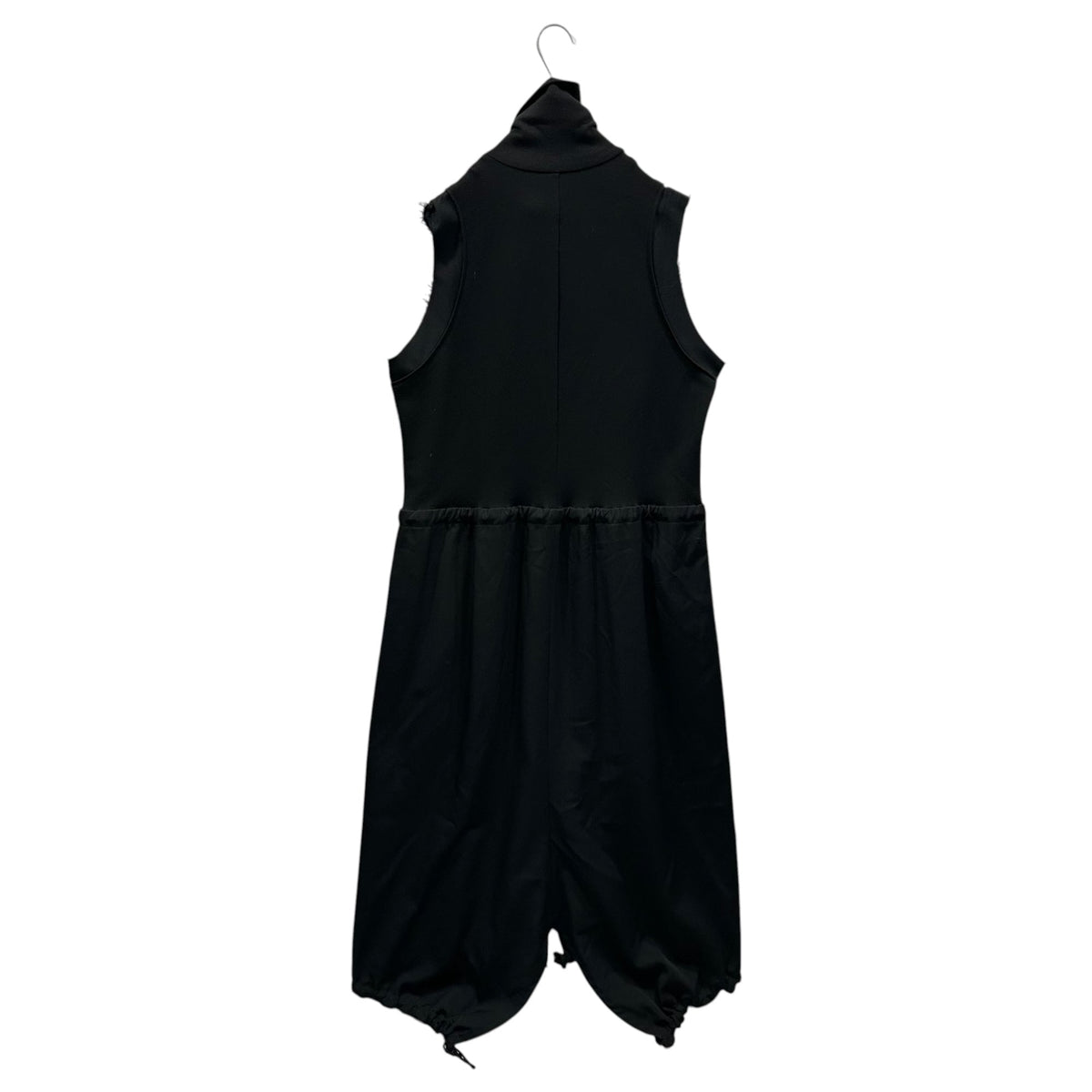Y's 22AW Wool Gabardine Combination Dress Black Size 1