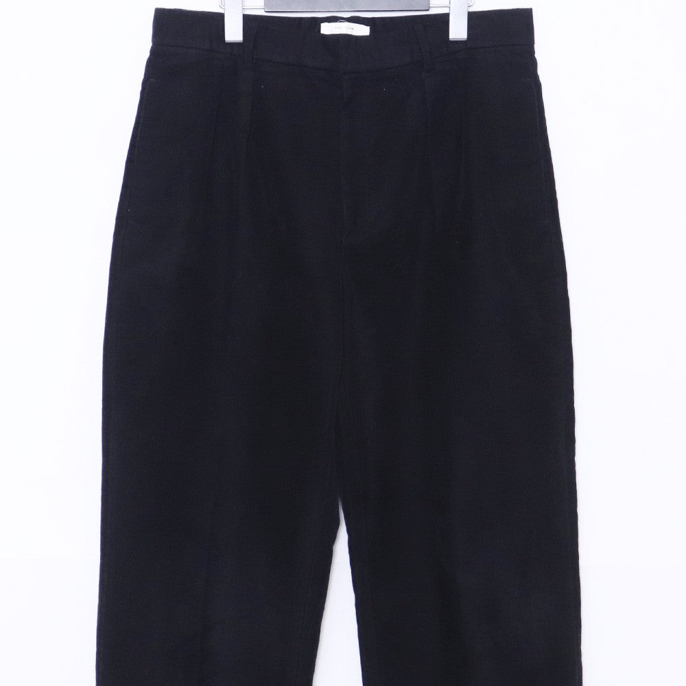 THE ROW Rolf Cotton Trousers Black Size 32