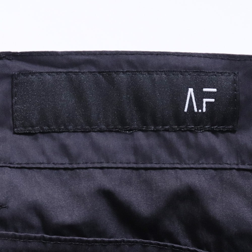 A.F ARTEFACT 25SS Nylon Baggy Cargo Pants Black Size 1