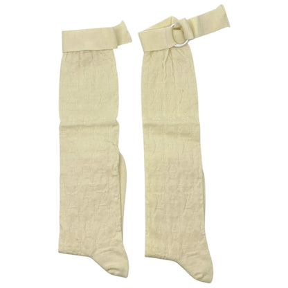 LOUIS VUITTON Monogram Socks Ivory
