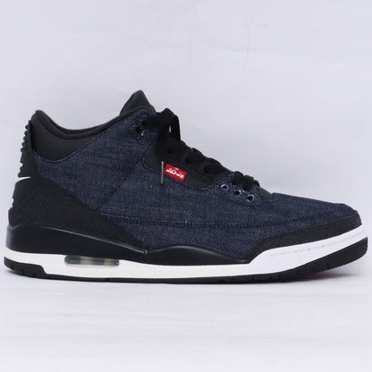 LEVI Air Jordan 3 Retro Indigo Sneakers Size 29cm