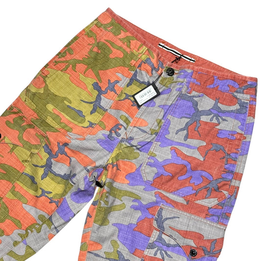 STONE ISLAND 22AW Heritage Camo Ripstop Pants Red Size W31