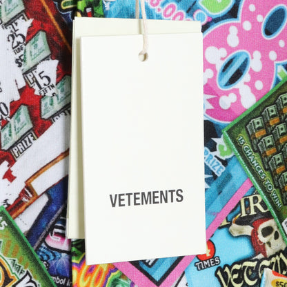 VETEMENTS 22AW Lottery Fluid Jersey Shirt Multi Size S