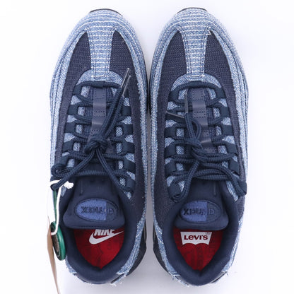 LEVI'S AIR MAX 95 OG Red Tab Denim Blue Sneakers Size 26cm