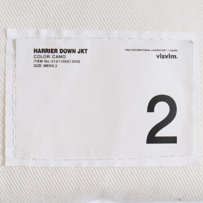 VISVIM 21SS Harrier Camo Down Jacket Multi Size 2