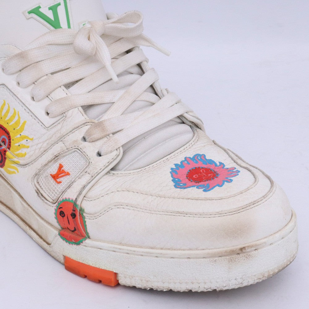 LOUIS VUITTON x Yayoi Kusama LV Trainer Sneakers White