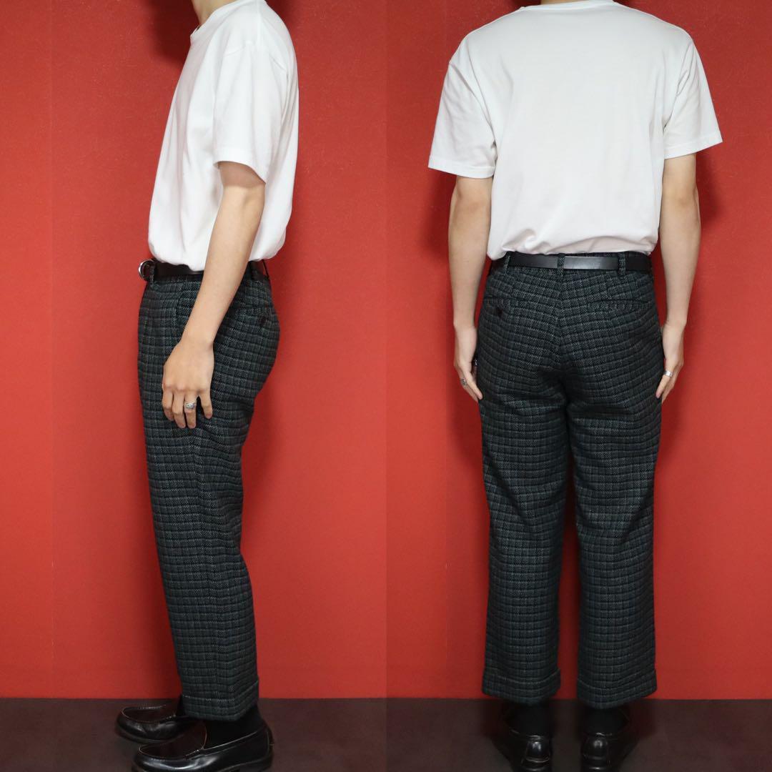 Comme des Garcons Homme Deux 14AW Cropped Check Pants Size S
