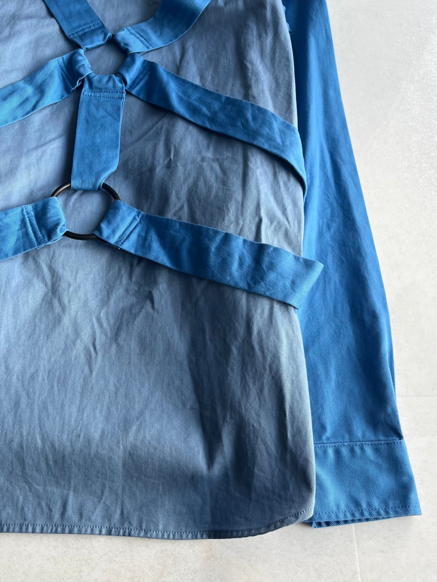 PEEL&LIFT Blue Parachute Shirt Size M