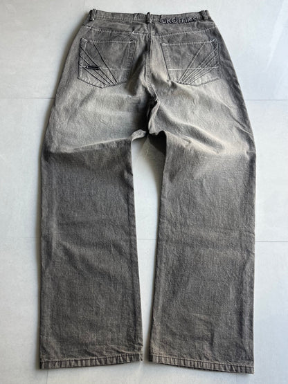 Akademiks Gray Buggy Denim Jeans Size 34