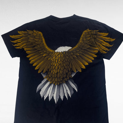 ROCK EAGLE 00s T-Shirt Black Size M